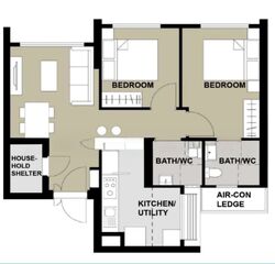 Blk 421C Northshore Straitsview (Punggol), HDB 3 Rooms #635988151
